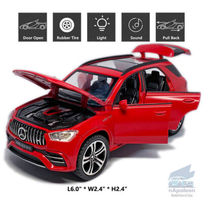1:32 Mercedes AMG GLE 63 S Model Car Diecast Toy Vehicle