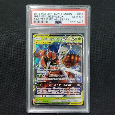 2019 Pokemon PHEROMOSA & BUZZWOLE GX 001/173 RR [Tag Team SM12a
