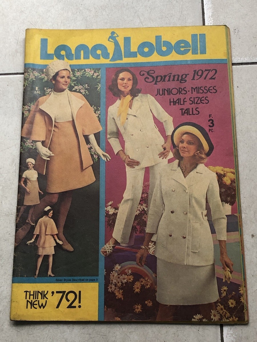 Magazine Lana Lobell Fashion Spring 1972 Original Vintage_LDP Shop