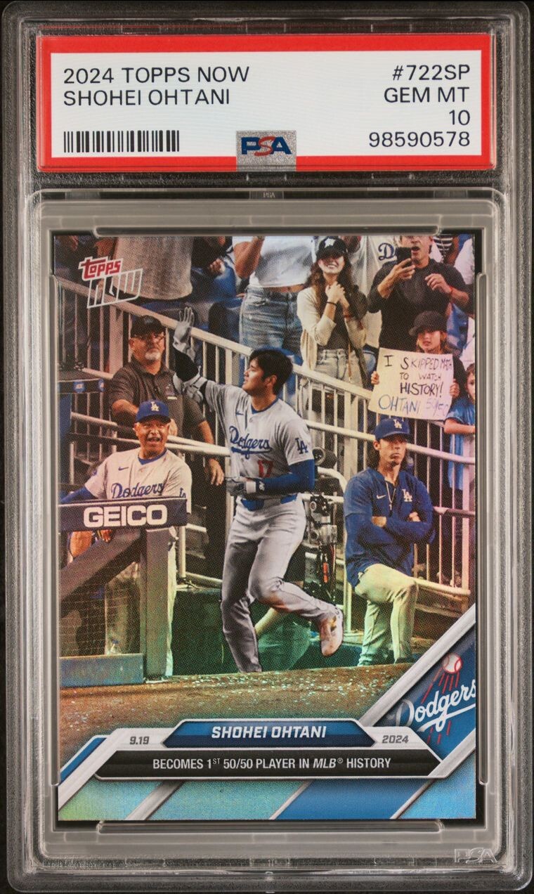 N*e様 PSA 10 2022 topps now トップスナウ 大谷翔平 # 速報）Topps
