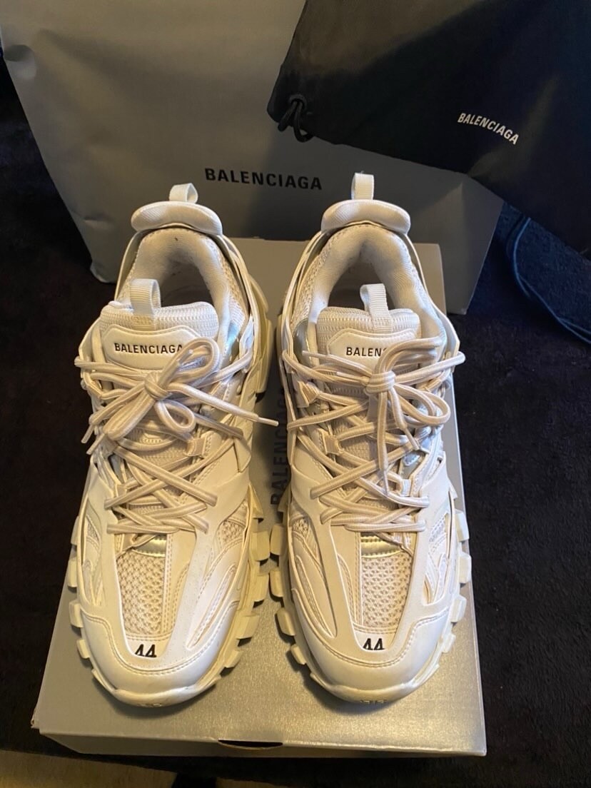 Size 11 - Balenciaga Track Sneaker White for sale online | eBay