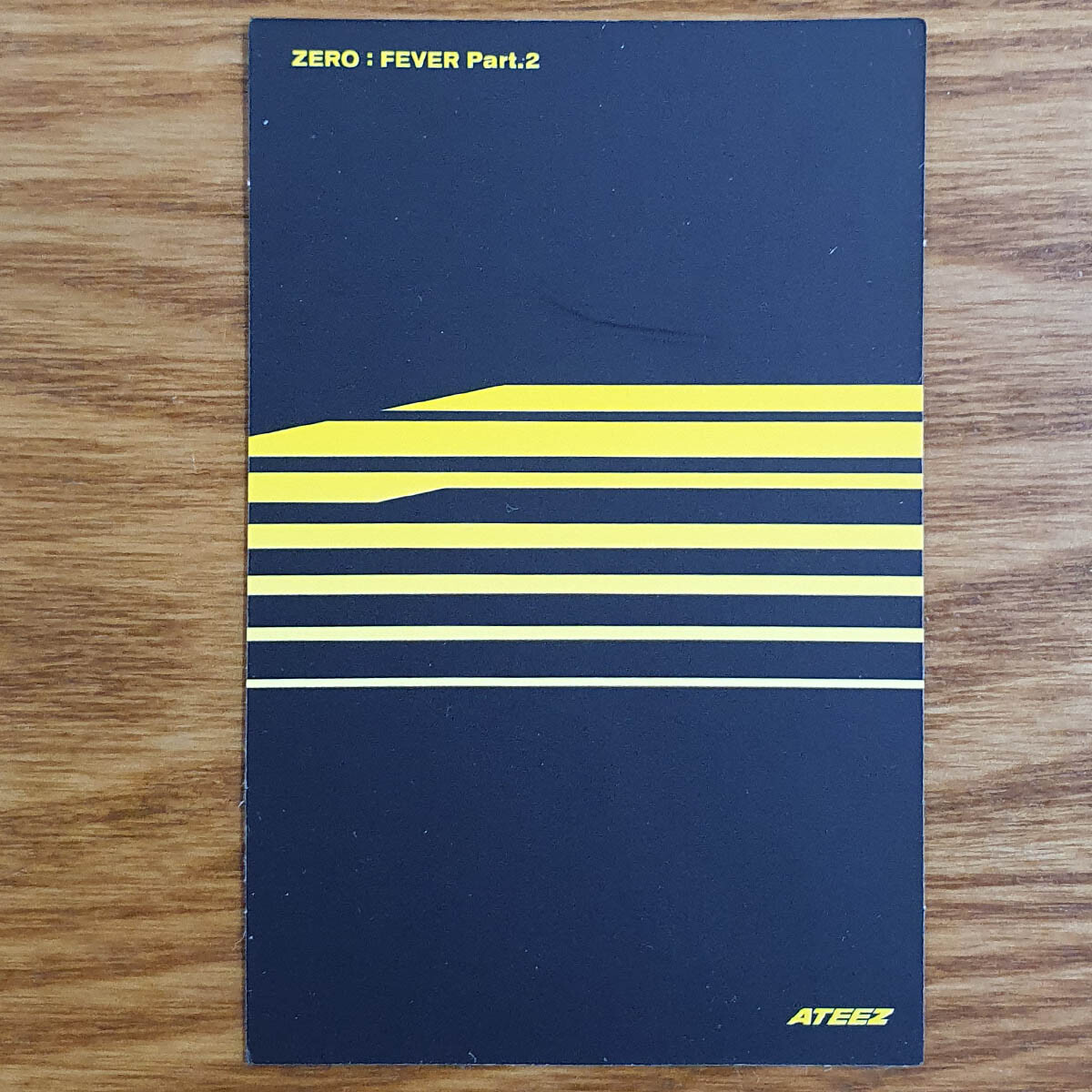 San Official Photocard Ateez 6th Mini Album Zero : Fever Part.2