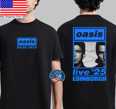 Oasis Live 25 Edinburgh Merch At Scottish Gas Murrayfield On Aug T