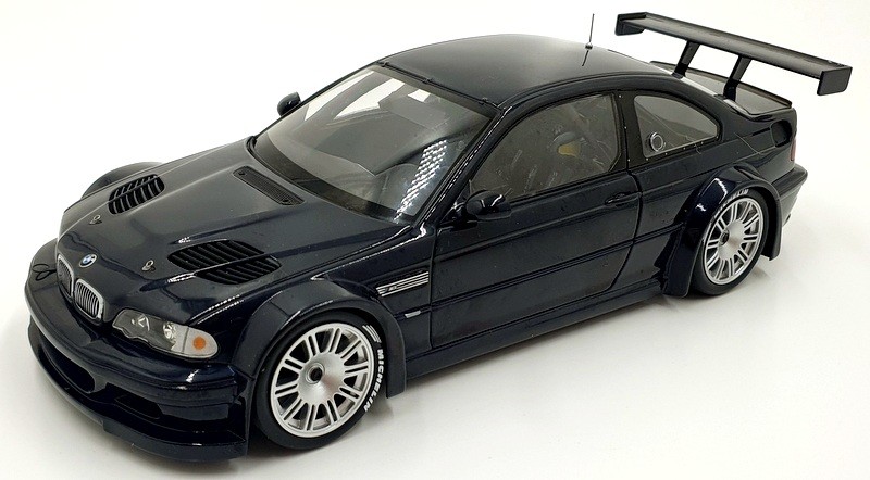 Minichamps 1/18 Scale 80 43 0 152 552 - BMW M3 GTR - Dark Met Blue
