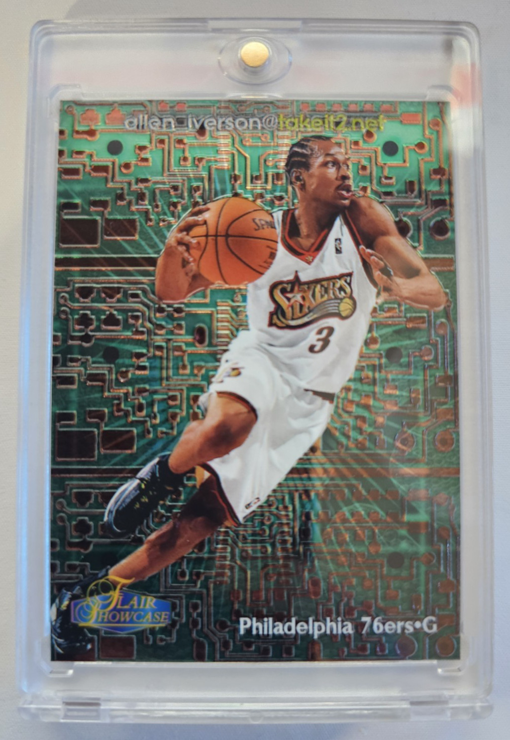 Allen Iverson 1998 Flair Showcase #8TN takeit2.net /1000 Price