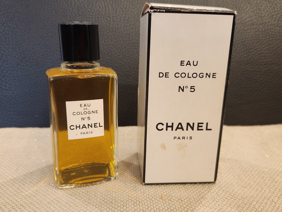 RARE VINTAGE CHANEL Eau de Cologne EDC No 5, 75 degrees, 1483.51