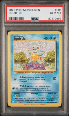 2023 #001 SQUIRTLE PSA 10 | eBay