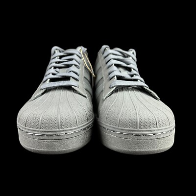 Adidas Superstar XLG Grey Four Core Black Shoes IF8114 Men's Size