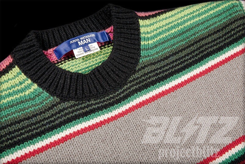 COMME des GARCONS JUNYA WATANABE MAN STRIPED SWEATER CDG