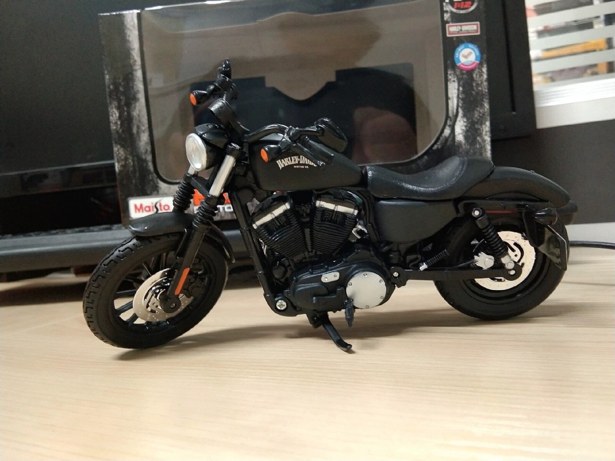 Harley Davis 883 alloy model motorcycle 1: 12 black | eBay