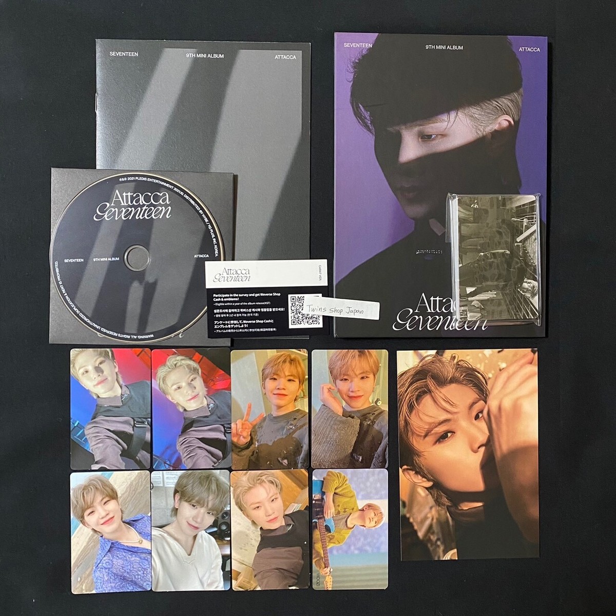 SEVENTEEN 9th mini album attacca carat ver. + 8 photocard Woozi