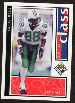 1998 Upper Deck UD Choice Randy Moss RC Rookie Class #200