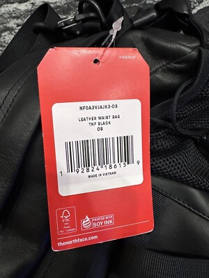 Supreme x The North Face Leather Mountain Waist Bag 'Black' | eBay