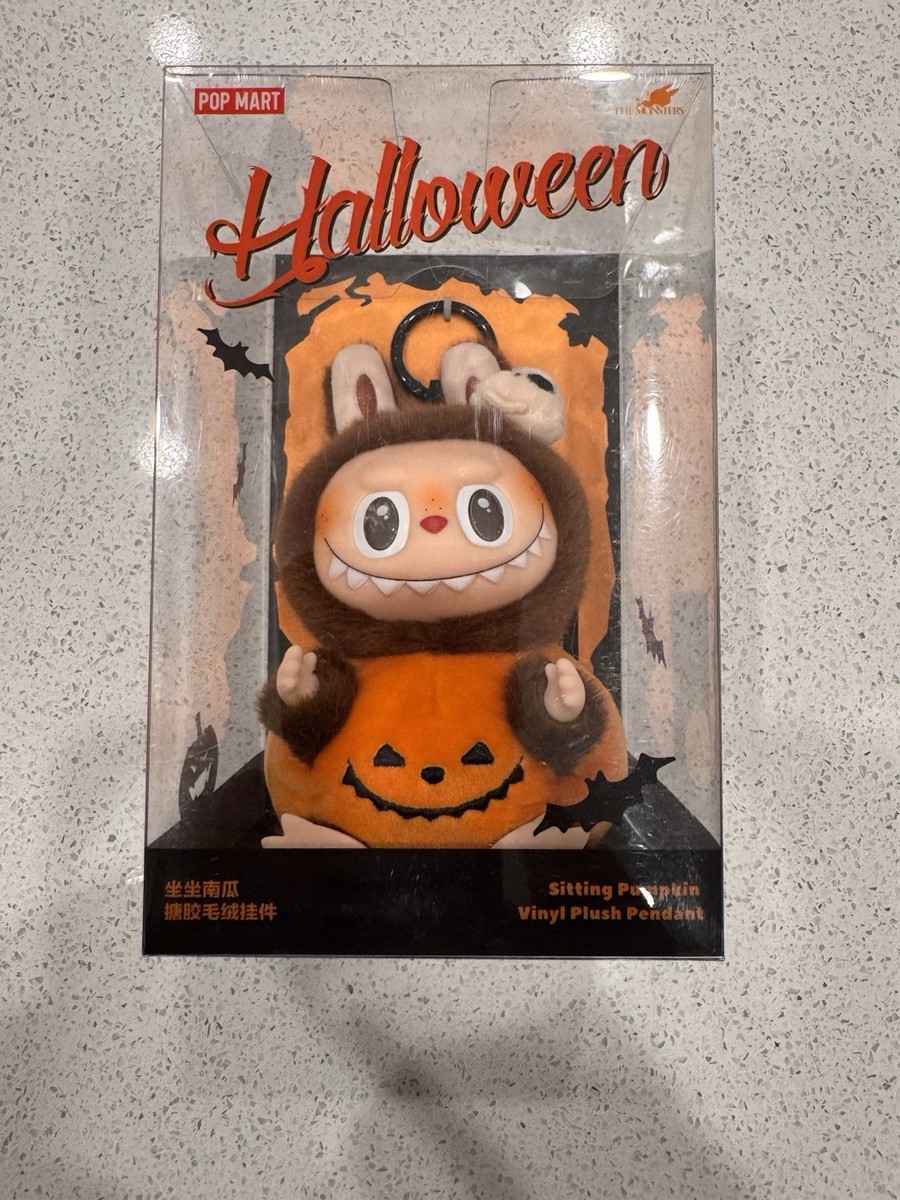 Authentic Labubu Halloween Sitting Pumpkin US Seller Verify On Pop