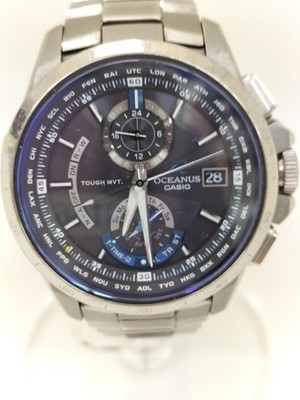 CASIO Oceanus OCW-T1000 Solar Men's Watch Black Dial Analog Round