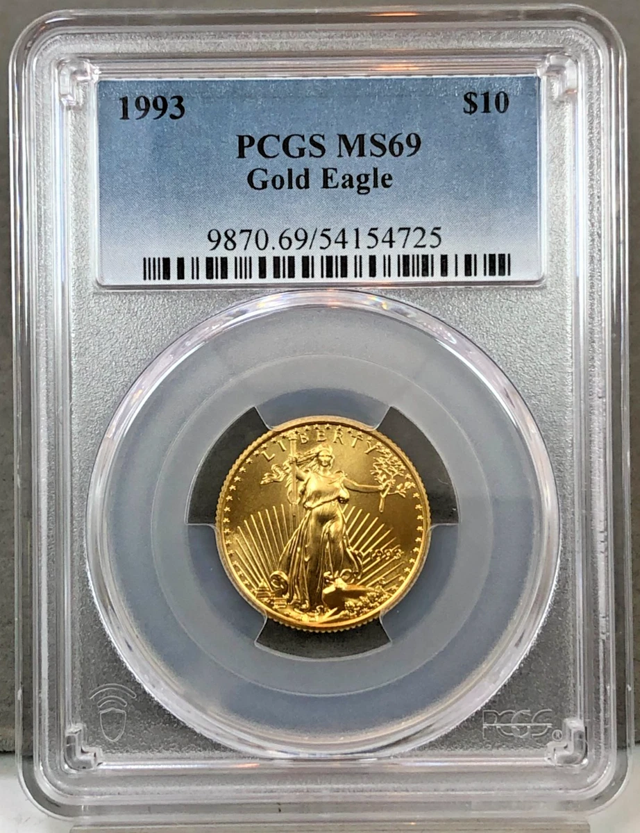 American Eagle 1/4 oz Precious Metal Content per Unit 1993 Gold