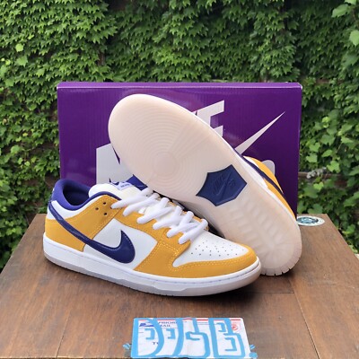 NEW Nike SB Dunk Low Pro Size 9 Laser Orange / Regency Purple