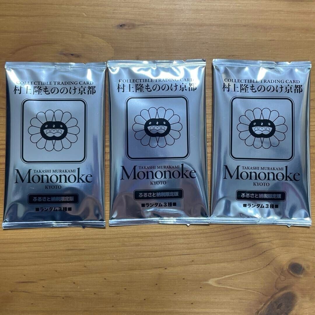 Murakami Takashi Trading card 3 Pack set Mononoke Kyoto Limited