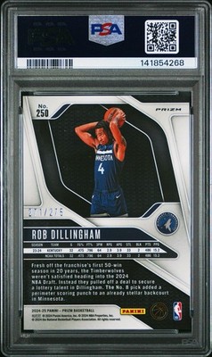 2024-25 Panini Prizm - Robert Dillingham #250 White Lazer Prizm