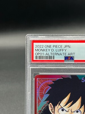 PSA 10 Monkey D Luffy OP01-003 Leader Parallel Romance Dawn ONE
