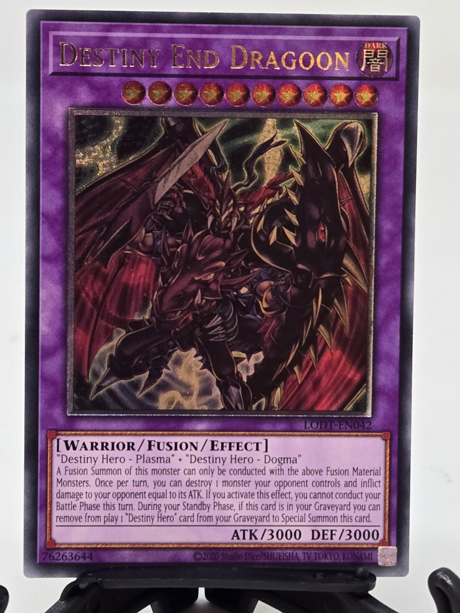 Yugioh! YGO Destiny End Dragoon Ultimate Rare LODT-EN042 Unlimited