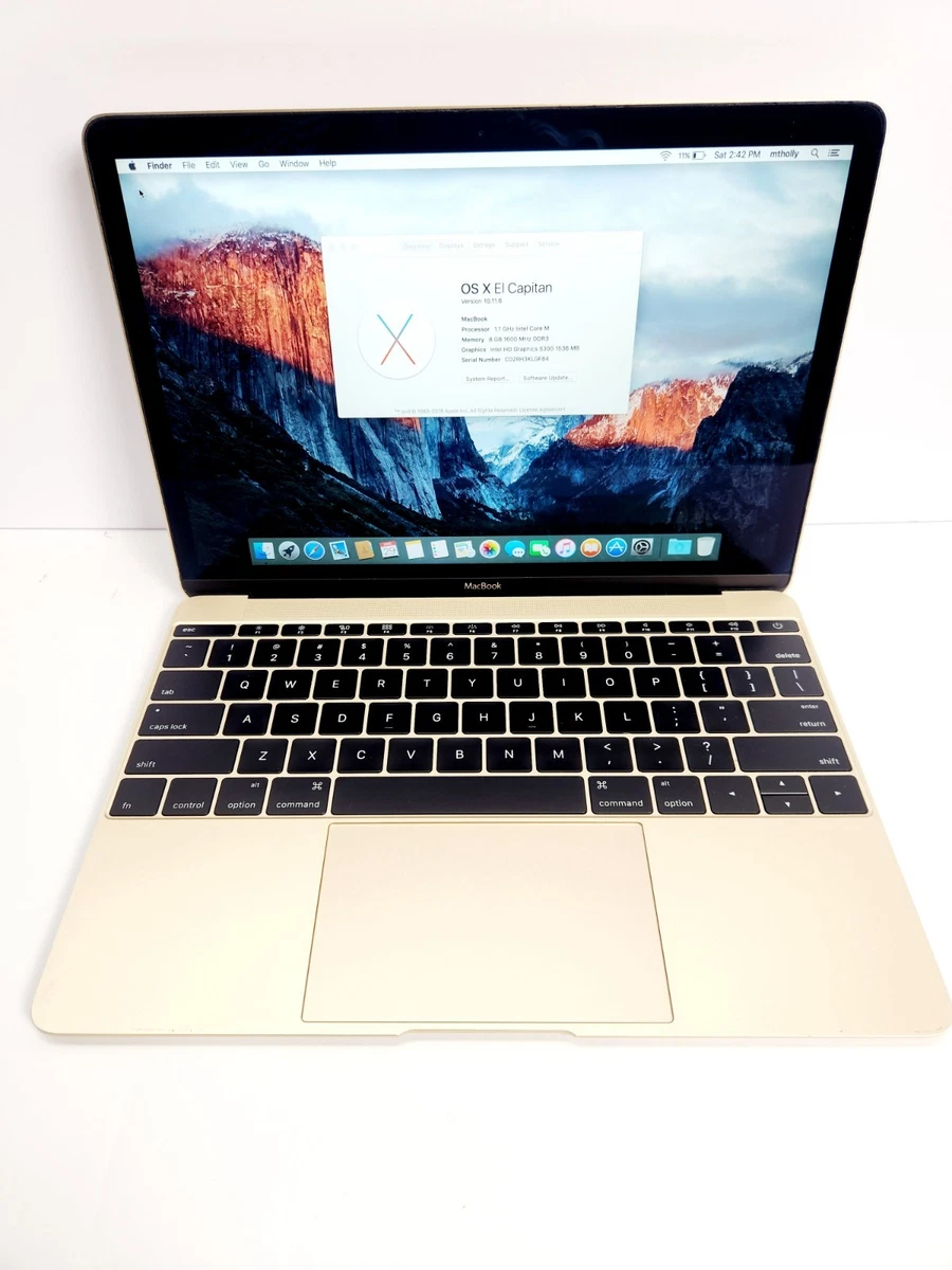 Ноутбуки Apple MacBook 12 дюймов 2015 г. - огромный выбор по