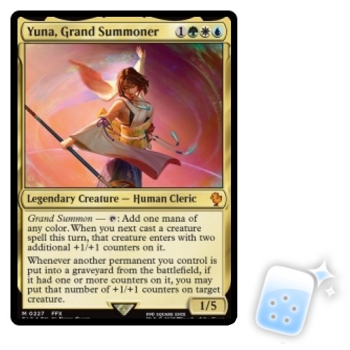 YUNA, GRAND SUMMONER Final Fantasy Commander Magic MTG MINT CARD