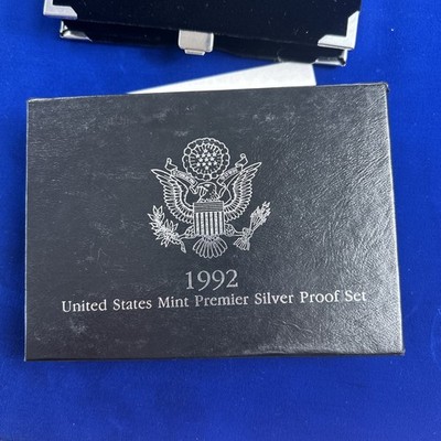 1992 S U.S. Mint Premier Silver Proof Set ~ w/Original Government