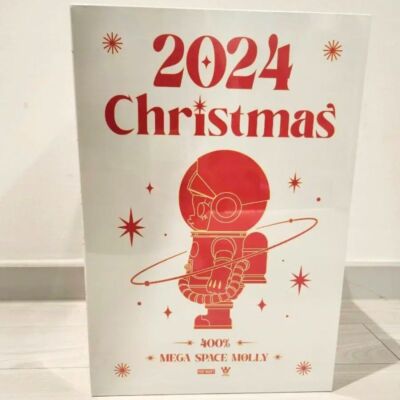 POP MART MEGA Collection 400% SPACE MOLLY Christmas 2024 Limited