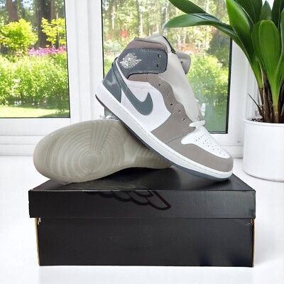 Nike Air Jordan 1 Mid SE White Medium Grey Cool Gray HF3216-100