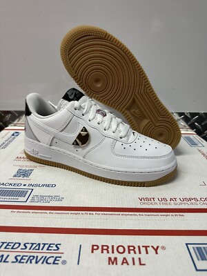 Nike Air Force 1 '07 LV8 x NBA 'White Pure Platinum' CT2298 100
