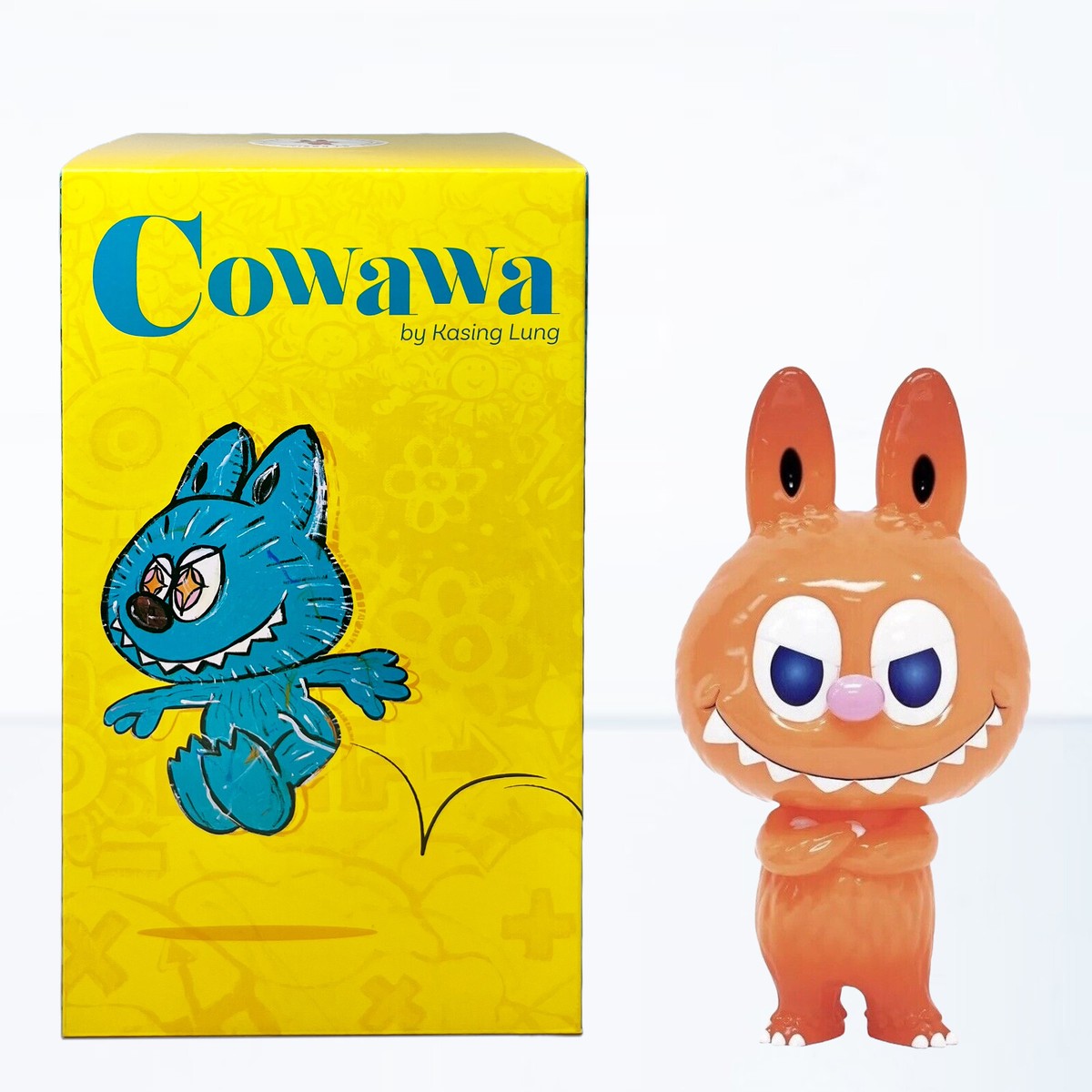 Dcon 2024 How2Work Kasing Lung Labubu Zimomo COWAWA Orange Vinyl