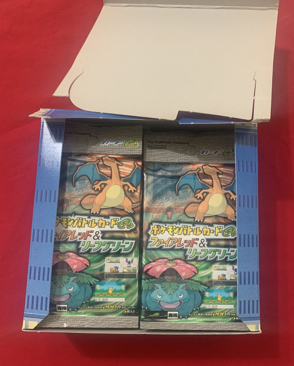 Pokemon card Battle E + Fire Red & Leaf Green Booster pack(from