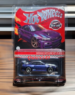 Hot Wheels RLC Nissan Skyline GT-R R34 2024 IN HAND SHIP ASAP | eBay