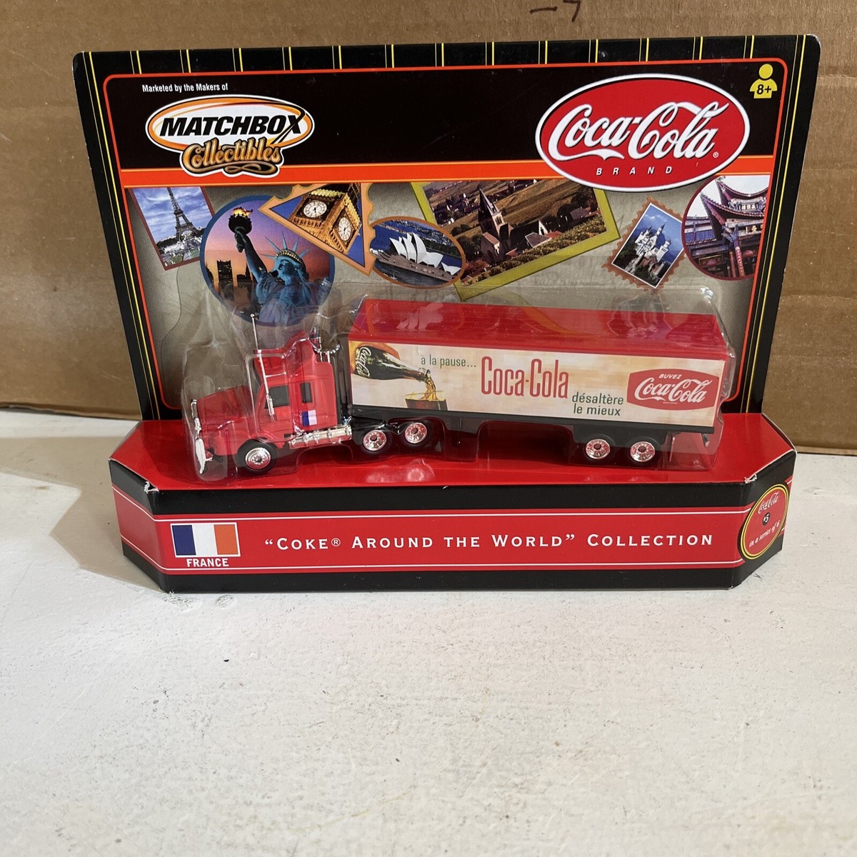 New Matchbox Coca-Cola Coke Around the World France Tractor