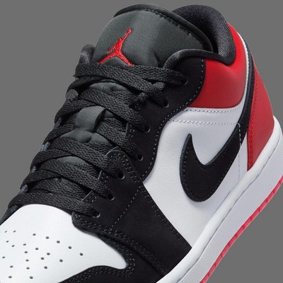 Nike Air Jordan 1 Low SE Shoes White Black Varsity Red IB8971-106