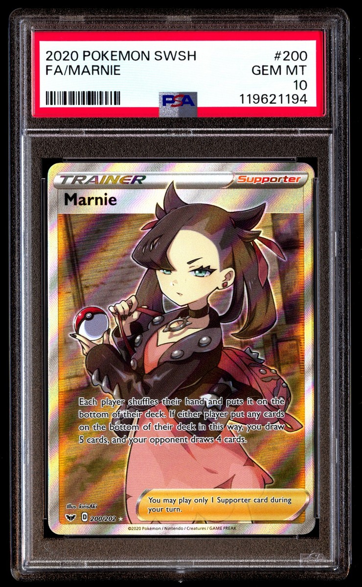 PSA 10 Marnie 200 Pokemon Sword & Shield 2020 | eBay