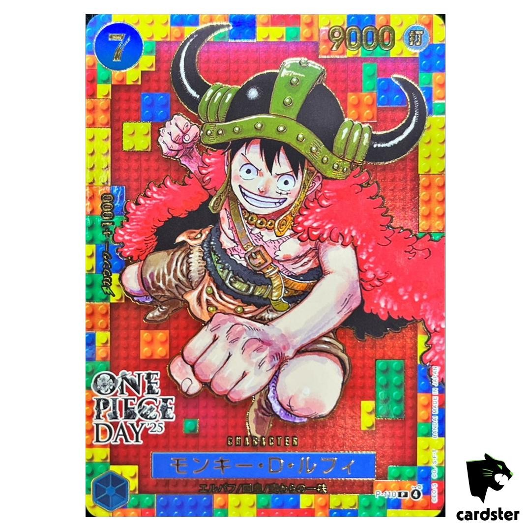 Monkey D Luffy P-110 [Promo] ONE PIECE DAY 25 Japanese | eBay