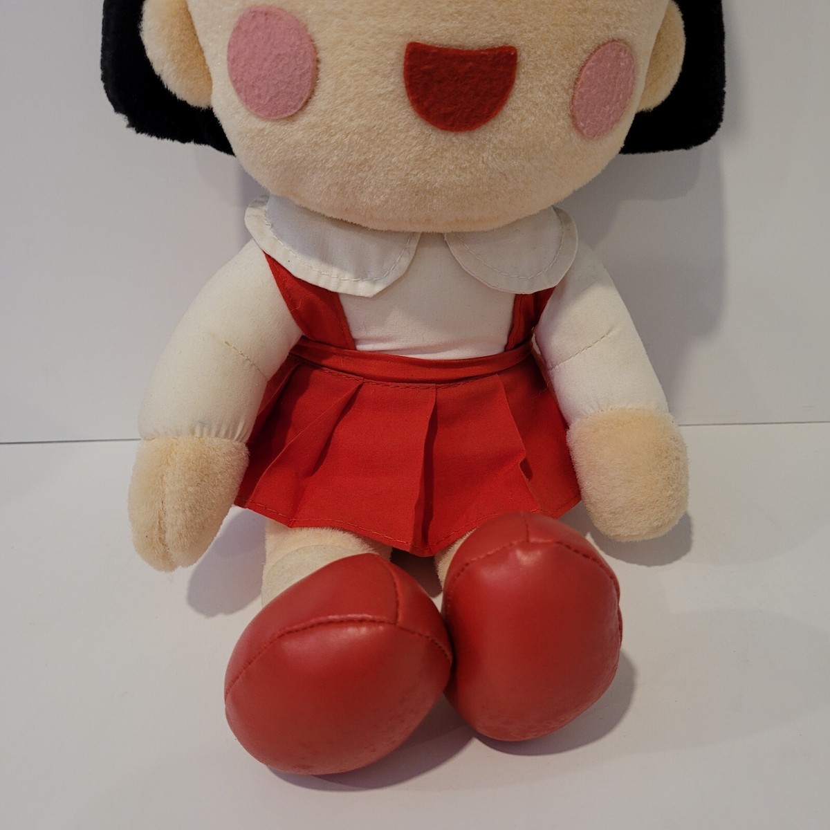 Chibi Maruko Chan Momoko Sakura Singing Plush 1995 Sings ABC'S