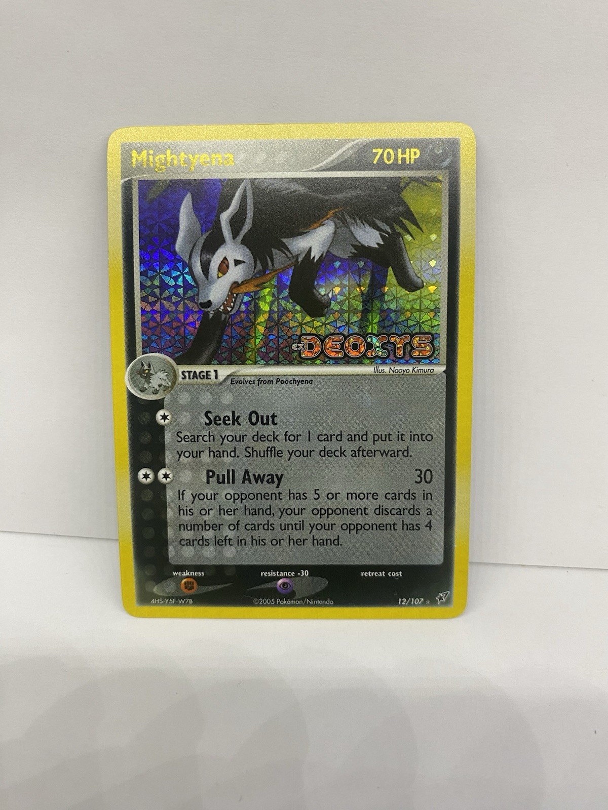Mightyena 2005 EX: Deoxys #012/107 Reverse Holo Price Guide
