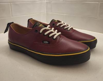 VANS Syndicate X WTAPS Authentic 69 S Burgundy Mens Size 9 DEFCON