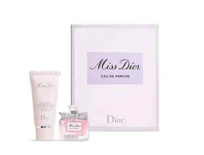 Miss Dior Travel Gift Set Eau De Parfum EDP 5ml &Moisturizing Body