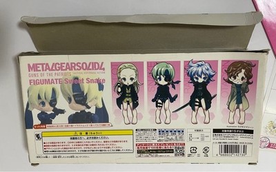 Konami Figumate Sweet Snake Figure Set of 4 Metal Gear Solid 4 w