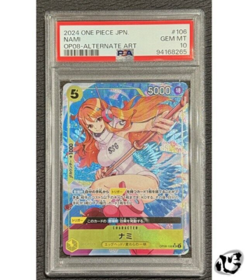 PSA 10 NAMI OP08-106 SR ALT ART ONE PIECE Card Japanese | eBay
