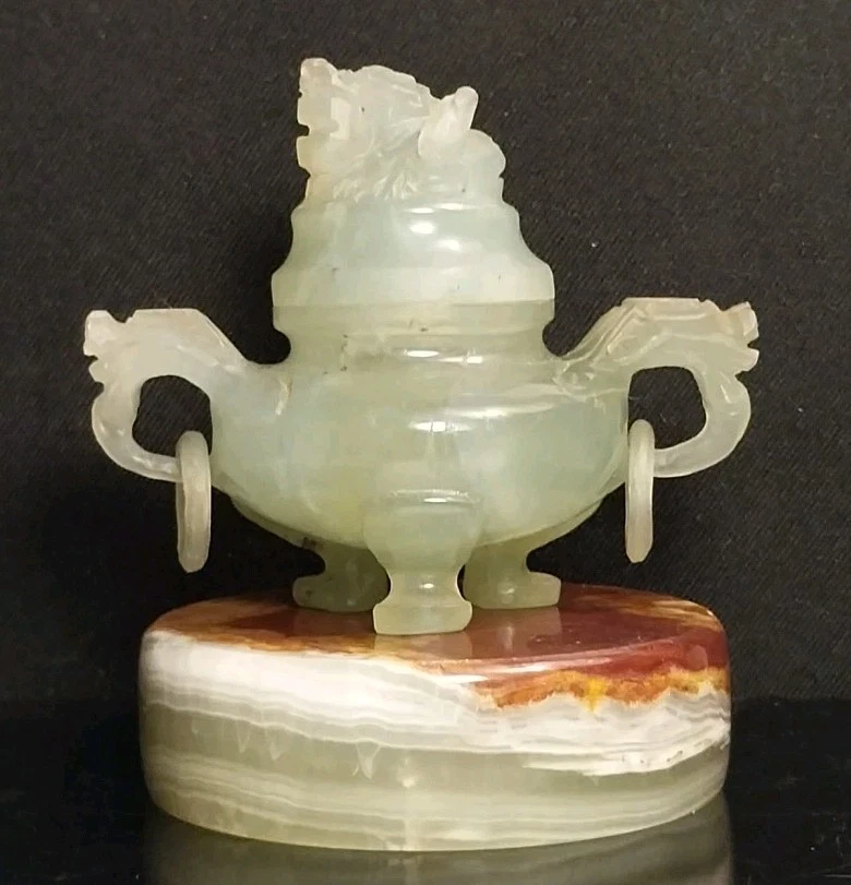 古董中国玉石香炉1900-1940 | eBay