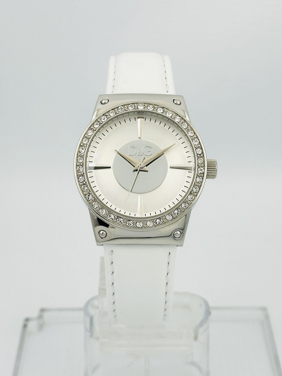 D&G Dolce & Gabbana Women's DW0526 Sundance Mirror Dial White