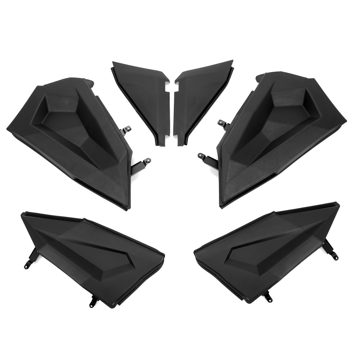Black Lower Door Inserts For Polaris RZR XP 4 1000/XP 4 Turbo 2014