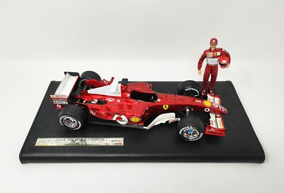 Hot wheels 1/18 Ferrari F2004 7 times Champion Michael Schumacher