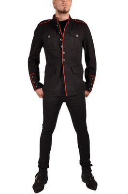 TRIPP MILITARY GOTH BAND OI MARINES ARMY GOTHIC JACKET COAT PUNK