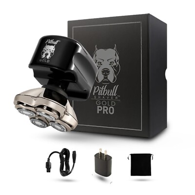 Skull Shaver Pitbull Gold PRO Head and Face Shaver: Holiday Gift
